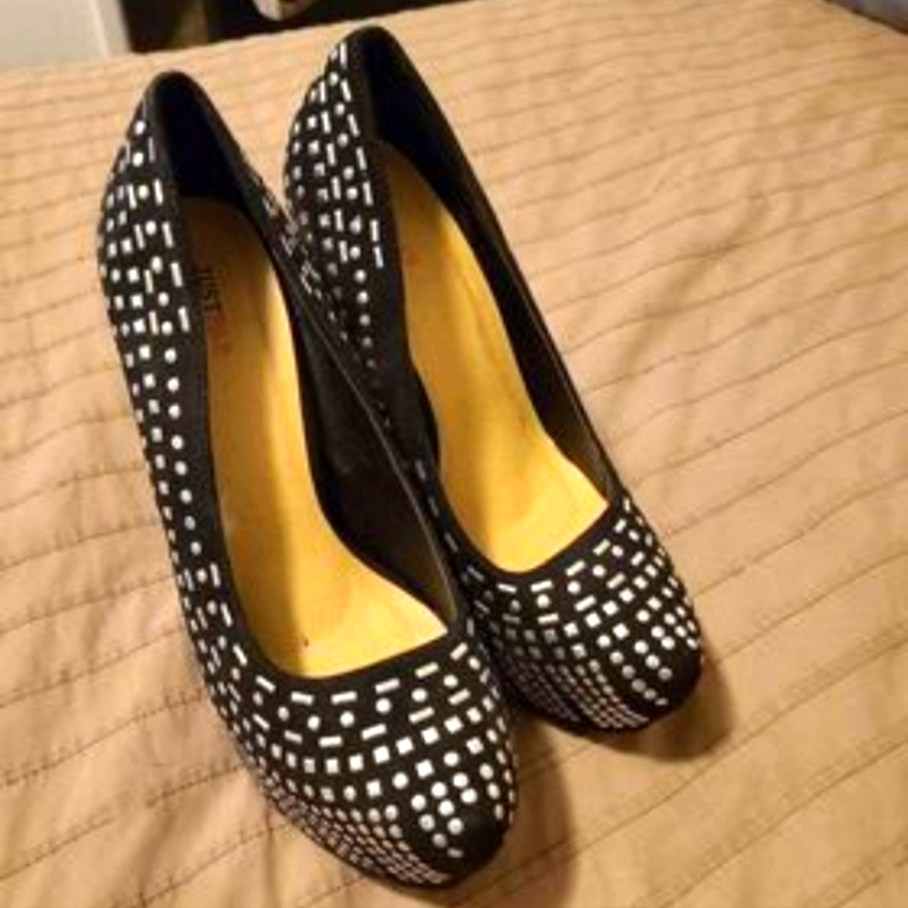 Studded heels